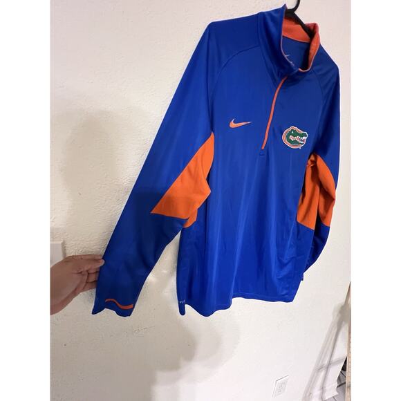 Nike Dri-Fit Elite University Of Florida Gator 1/4 Zip Long Sleeve Sz Large - Picture 3 of 8